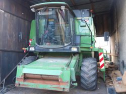 Montaż licznika w kombajnie John Deere 1177